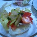 yunatanママ's cooksnap of when they made セロリ・トマト・バジルの簡単マリネサラダ.