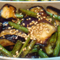 くっくのん's cooksnap of when they made なすといんげんのきんぴら.