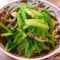 ゆりYO船長's cooksnap of when they made ほうれん草ときのこのおひたし.