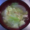 ゆりYO船長's cooksnap of when they made レタスと干しエビの玉子スープ♡.