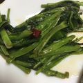 yurippii's cooksnap of when they made 空芯菜の簡単オイスター炒め.
