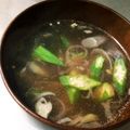 kiminov's cooksnap of when they made 超簡単！オクラとみょうがの夏スープ☆.