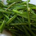 ちこね's cooksnap of when they made 芋のつるのキンピラ.