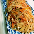千代備's cooksnap of when they made しゃきしゃく♪じゃがいものきんぴら.