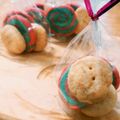 Mugiにあん's cooksnap of when they made 簡単カラフル！カラークッキー♡.