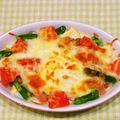 りったた's cooksnap of when they made 豆腐と納豆の半熟卵乗せふわふわグラタン.