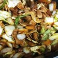 natsuchemi's cooksnap of when they made 豚バラとキャベツと玉ねぎの味噌味炒め.