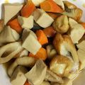 うぐいす♪'s cooksnap of when they made 簡単！こんにゃくと高野豆腐の煮物.