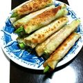 碧きりん's cooksnap of when they made 餃子の皮でアスパラ巻き.