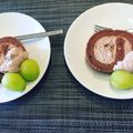 ミニチュアバジル's cooksnap of when they made Wチョコロールケーキ♡.