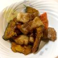 ＊aquablue＊'s cooksnap of when they made 豚バラとかぼちゃの甘酢餡.