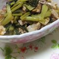 サクラスイーツ's cooksnap of when they made 小松菜と鶏の辛子煮びたし.