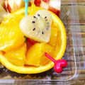 雛鳥と親鳥's cooksnap of when they made おもてなし♡オレンジのフルーツバスケット.