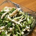 rakuen's cooksnap of when they made スモークささみと水菜のポン酢和え。.