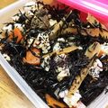 YUKIKI☆'s cooksnap of when they made お手軽！ひじき煮と ゆかり のまぜご飯.