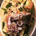 ﾌﾞﾌﾞ's cooksnap of when they made 豚しゃぶとひらひら大根と長芋のサラダ.