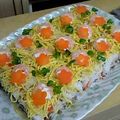 たま子's cooksnap of when they made お祝いにピッタリ♪簡単☆ケーキ風押し寿司.