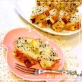 まこぴ〜♪'s cooksnap of when they made 卵・油なし♡さつまいも&黒ごまのケーキ♡.