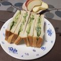 よちりん's cooksnap of when they made ☻胡瓜が主役 ⌘ サンドイッチ☻.