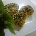 カオトン's cooksnap of when they made かぼちゃの胡麻衣コロッケ.