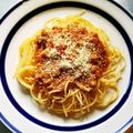 ペロコフ's cooksnap of when they made 熟したトマトで作るミートソース.