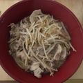 ⑤児の母's cooksnap of when they made 味噌ラーメン風！簡単！もやしスープ☾.