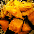 わそわそわそ's cooksnap of when they made かぼちゃと鶏手羽中の煮物.