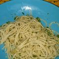 クックLB0KZO☆'s cooksnap of when they made ＊マクロビ＊青しそジェノベーゼパスタ.