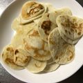 bibichann's cooksnap of when they made 白玉粉入りのもちもちミニどら焼き.
