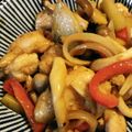 浪花のあっちゃん☆'s cooksnap of when they made ヘルシー！鶏野菜の黒糖黒酢炒め.