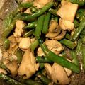 よだれんちん's cooksnap of when they made 鶏むね肉といんげんの炒め物.