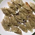 monaminoel's cooksnap of when they made たっぷり椎茸と野菜の焼き餃子.
