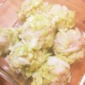 ミンムン's cooksnap of when they made 玉ねぎたっぷりレンジで春キャベツ焼売.