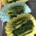 my7033's cooksnap of when they made 水菜と油揚げのサッと炒め.