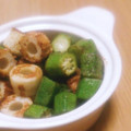 Sac’HiNa's cooksnap of when they made ちくわとオクラの簡単生姜炒め♪.