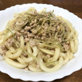 ままばなな1020's cooksnap of when they made みょうがの焼きうどん.