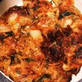☆龍音mama☆'s cooksnap of when they made キムチーズチヂミ.