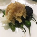 nishimo's cooksnap of when they made シイタケとししとうのみぞれ和え.
