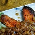 クック7RKE2H☆'s cooksnap of when they made まいう〜♪旬☆* 生秋鮭の玉ねぎソース.