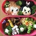 ミントみんと☆'s cooksnap of when they made ミニーちゃん♡キャラ弁.