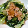 ポメラー's cooksnap of when they made 青梗菜とベーコンの中華炒め.
