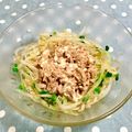 ゆにこーん☆'s cooksnap of when they made かいわれ大根ともやしのもりもりツナサラダ.
