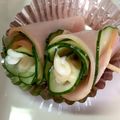 クック0NCLXO☆'s cooksnap of when they made お弁当に♪ハムときゅうりのお花✿.