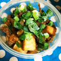 m1kar1n5's cooksnap of when they made 豚ごぼうと厚揚げ豆腐の甘辛煮【作り置き】.