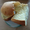 のりごん☆'s cooksnap of when they made ♡さつまいもの早焼き食パン♡.