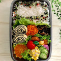 ３匹の大ぶたママ's cooksnap of when they made くろまめ風のりまきたまごやき☆.