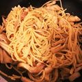 shunkk's cooksnap of when they made 豚こまと余り物野菜の柚子胡椒パスタ.