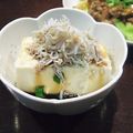 Ｐ子ママ's cooksnap of when they made 豆腐としらすの葱ポン酢がけ.