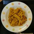 神風まめ's cooksnap of when they made カボチャとベーコンのクリームペンネ.