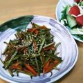 ざじよ's cooksnap of when they made さつま芋茎のきんぴら.